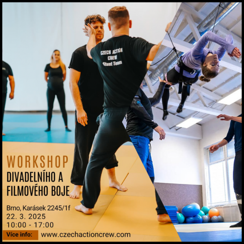 Workshop jevištního a scénického boje Lanka (Rigging)